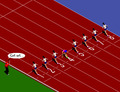 Racing-spil-100m-sprinter