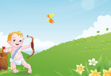 Spil-archery-med-en-engel